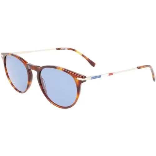 Havana Frame Sunglasses , unisex, Sizes: 53 MM - Lacoste - Modalova