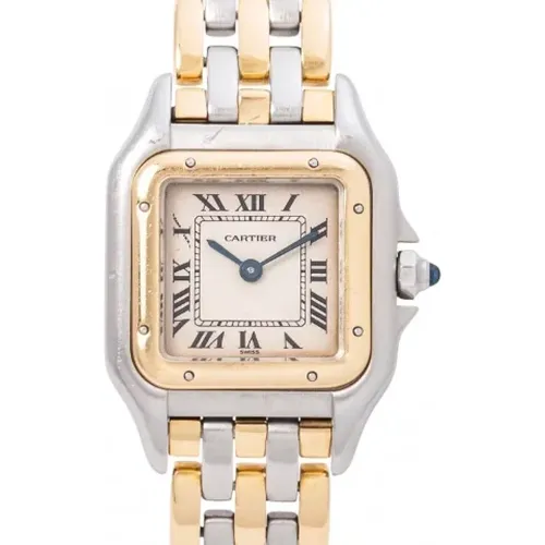 Pre-owned Stainless Steel watches , female, Sizes: ONE SIZE - Cartier Vintage - Modalova