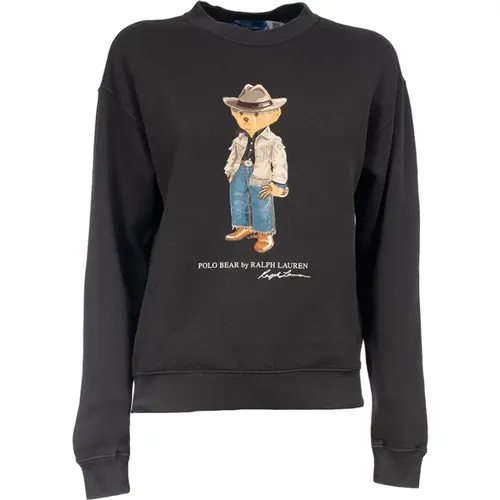 Baumwoll Polo Bear Sweatshirt , Damen, Größe: S - Polo Ralph Lauren - Modalova