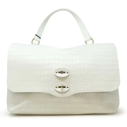 Leather Handbag Postina Cayman , female, Sizes: ONE SIZE - Zanellato - Modalova