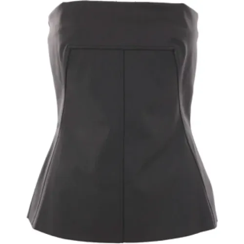 Denim Bustier Top , female, Sizes: 2XS, XS, M - Rick Owens - Modalova