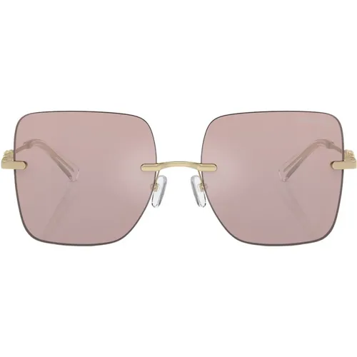 Square Sunglasses Quebec Mk1150 1014Vs , unisex, Sizes: 55 MM - Michael Kors - Modalova
