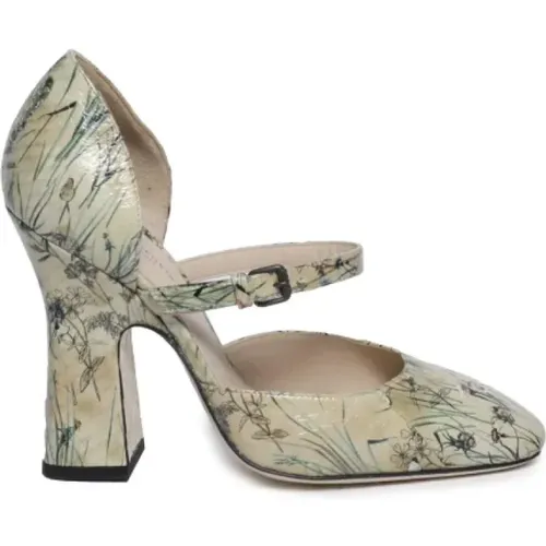 Pre-owned Leather heels , female, Sizes: 3 UK - Bottega Veneta Vintage - Modalova
