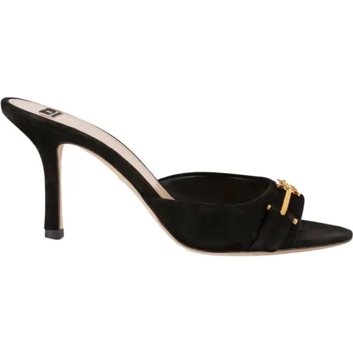 Slider Sandals - , female, Sizes: 4 UK, 5 1/3 UK, 6 UK - Elisabetta Franchi - Modalova