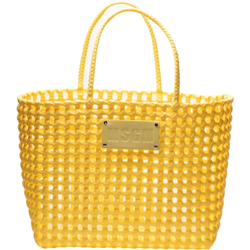 Net Bag Gm , female, Sizes: ONE SIZE - Msgm - Modalova