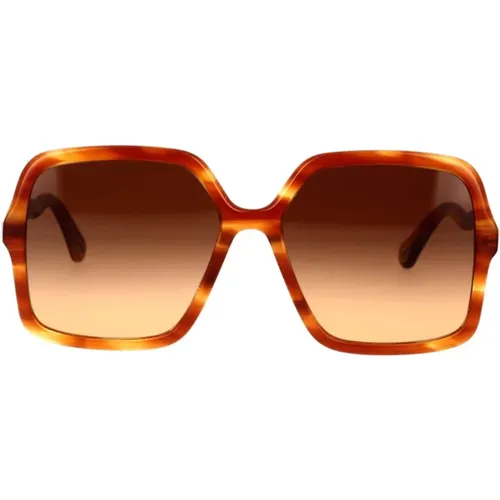 Zelie Square Sunglasses , female, Sizes: 59 MM - Chloé - Modalova
