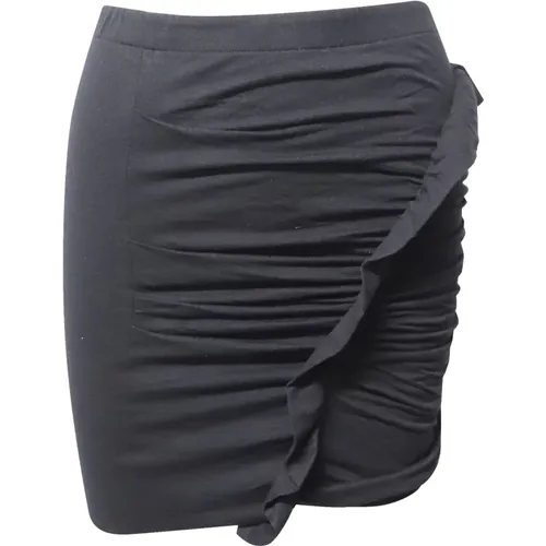 I ODA Ruched Mini Skirt in Viscose , female, Sizes: XS - IRO - Modalova