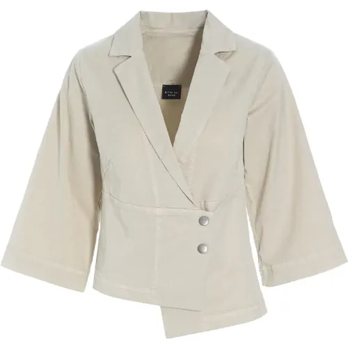 Asymmetric Ivory Jacket Wabi Style , female, Sizes: S, XS, M - Bitte Kai Rand - Modalova