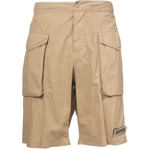 Cargo Baumwoll Bermuda Shorts , Herren, Größe: XL - Aspesi - Modalova