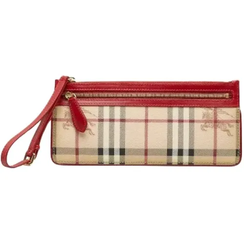Pre-owned Leather pouches , female, Sizes: ONE SIZE - Burberry Vintage - Modalova