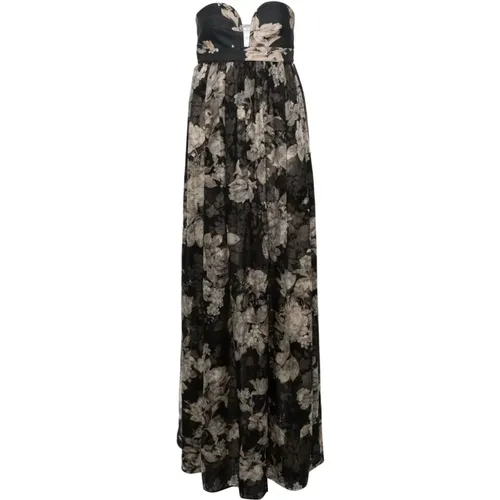 Floral Bustier Dress , female, Sizes: XS, 2XS - Max Mara - Modalova