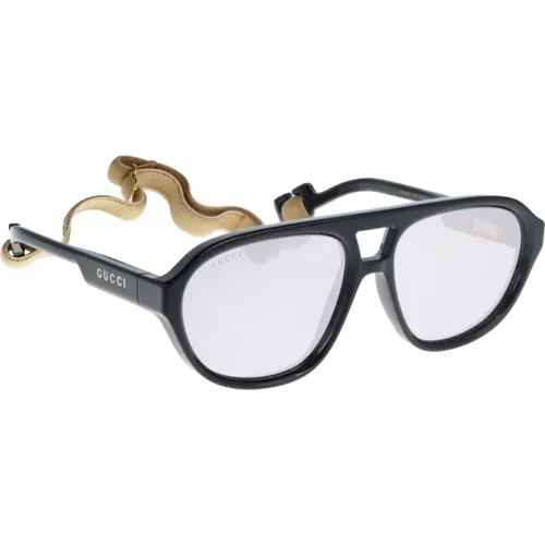 Stylish Mirror Lens Sunglasses , male, Sizes: 58 MM - Gucci - Modalova