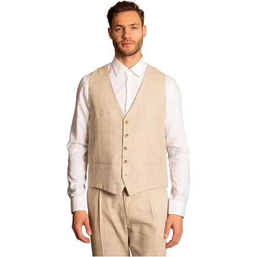 Stilvolle Broken-Suit Vest , Herren, Größe: L - CINQUE - Modalova