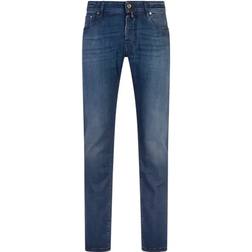 Blaue Slim Fit Jeans Limited Edition , Herren, Größe: W33 - Jacob Cohën - Modalova