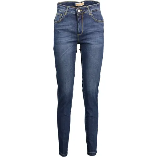 Elegante Blaue Stretch-Denim-Jeans , Damen, Größe: W26 - Kocca - Modalova