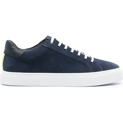 Blaue Low Top Sneaker Essence Öl , Herren, Größe: 42 EU - Hide&Jack - Modalova