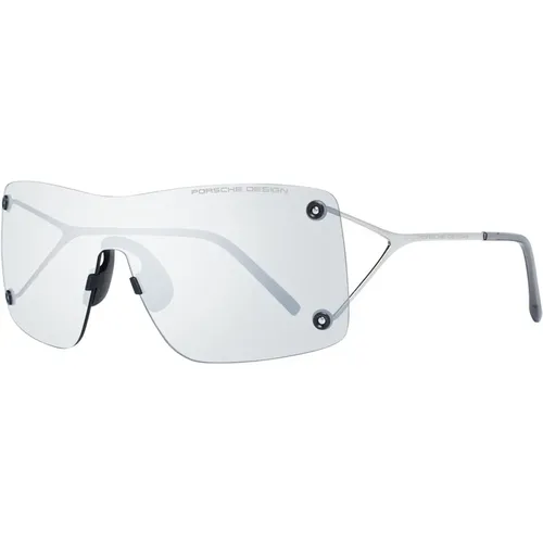 Graue Unisex-Sonnenbrille Mono Linse - Porsche Design - Modalova