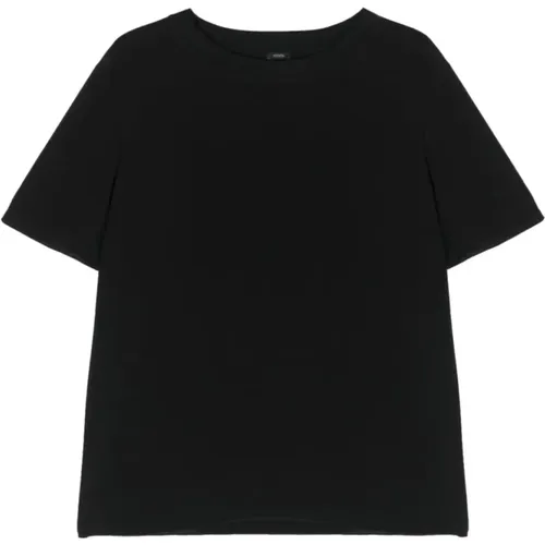 Schwarze Rubin Bluse aus Krepp , Damen, Größe: M - joseph - Modalova