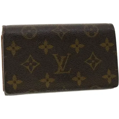 Braune Leinwand Louis Vuitton Geldbörse , Damen, Größe: ONE Size - Louis Vuitton Vintage - Modalova