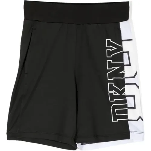 Nero Bianco Stylische Shorts Dkny - DKNY - Modalova