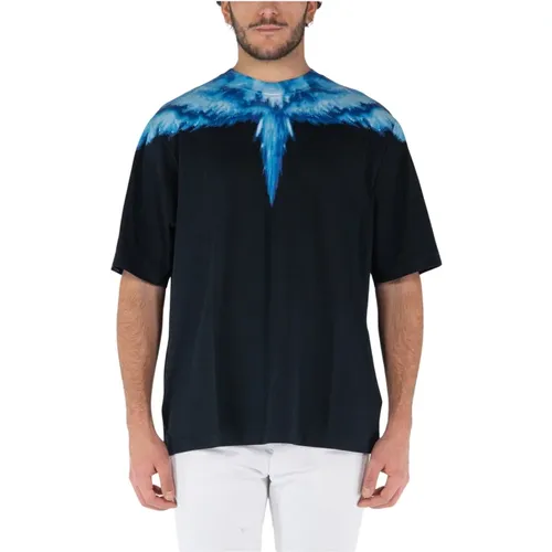 Colordust Wings Over T-Shirt , male, Sizes: XL, XS, S, L, M - Marcelo Burlon - Modalova