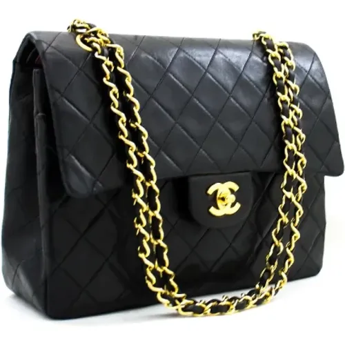 Used Leather Chanel Flap Bag , female, Sizes: ONE SIZE - Chanel Vintage - Modalova