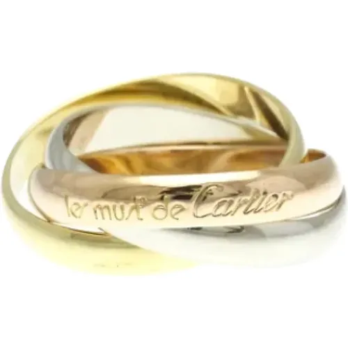 Pre-owned Gold rings , female, Sizes: ONE SIZE - Cartier Vintage - Modalova