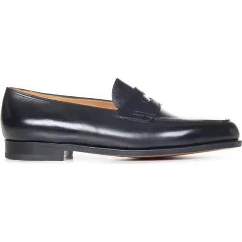 Schwarze Loafer Schuhe Eleganter Stil - John Lobb - Modalova