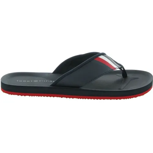 Sporty Beach Sandal , Herren, Größe: 42 EU - Tommy Hilfiger - Modalova