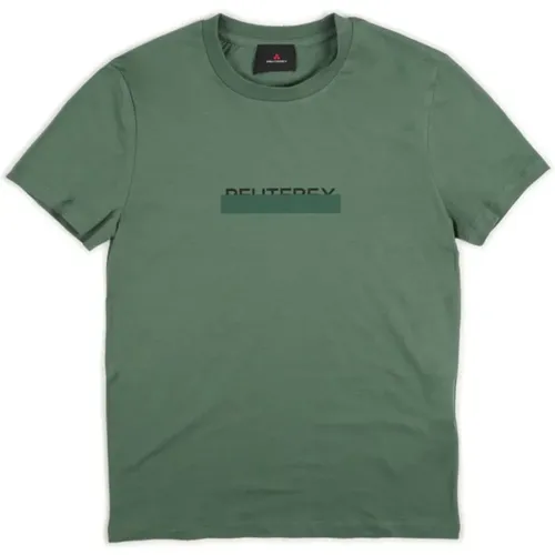 Manderly G4 Grünes Herren T-Shirt , Herren, Größe: S - Peuterey - Modalova