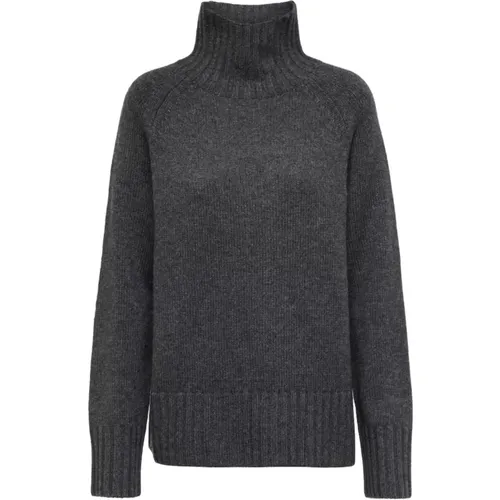 Anthrazit Woll-Kaschmir Pullover , Damen, Größe: S - Max Mara - Modalova