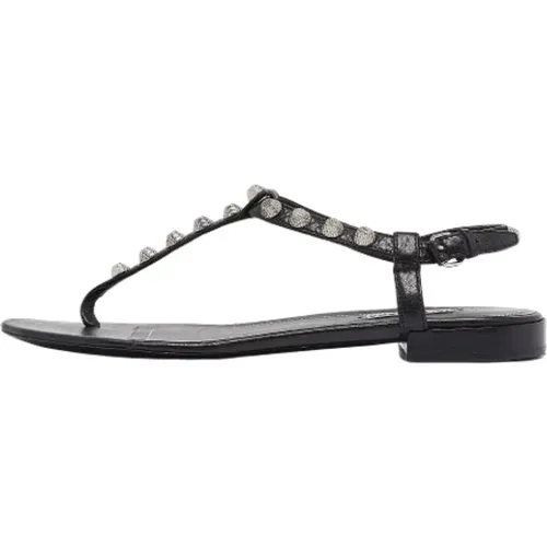 Pre-owned Leather sandals , female, Sizes: 5 UK - Balenciaga Vintage - Modalova