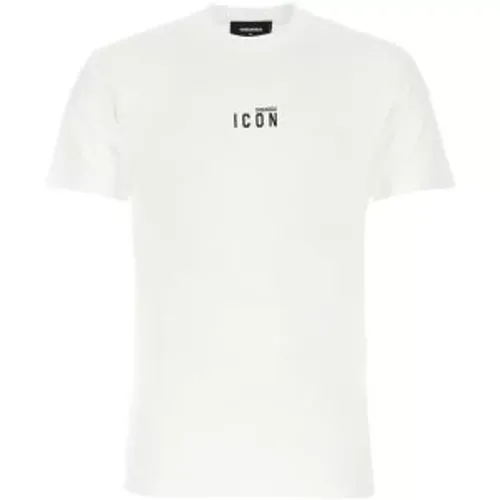 Icon Logo T-Shirt , male, Sizes: XL, 2XL, M, L, S - Dsquared2 - Modalova