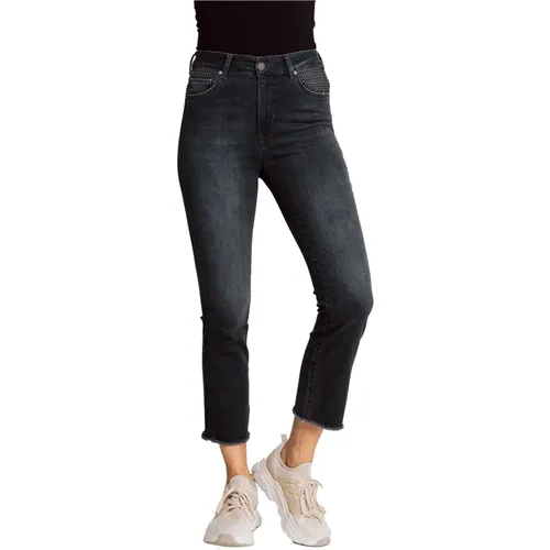 Capri Jeans Allegra , female, Sizes: W30, W25, W26, W27, W29, W24, W31 - Zhrill - Modalova