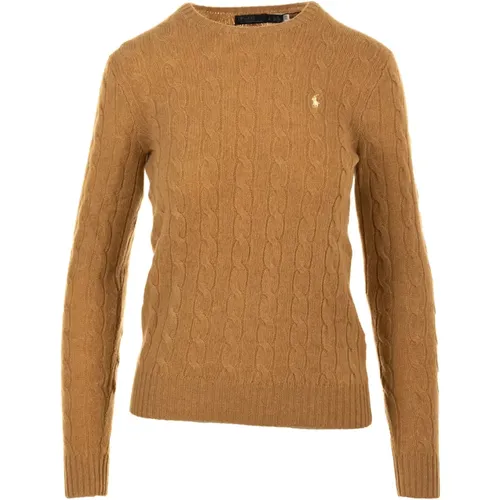 Braune Pullover , Damen, Größe: L - Ralph Lauren - Modalova