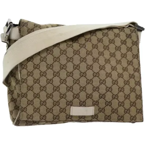 Pre-owned Canvas gucci-bags , female, Sizes: ONE SIZE - Gucci Vintage - Modalova