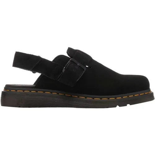 Schwarze Wildledersandalen Jorge II , Damen, Größe: 41 EU - Dr. Martens - Modalova