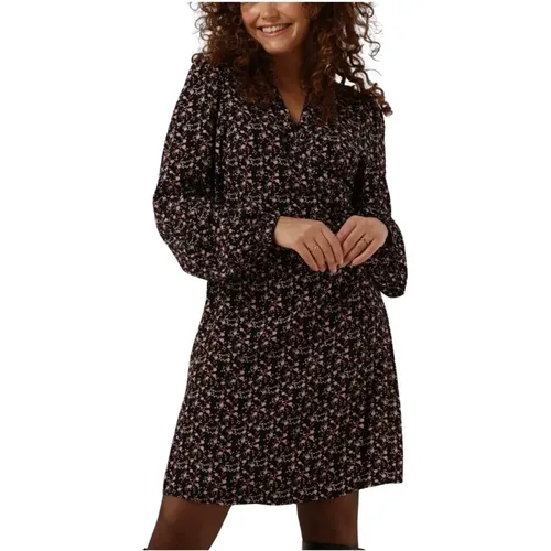 Marokko Wrap Kleid Aop , Damen, Größe: XS - moss copenhagen - Modalova