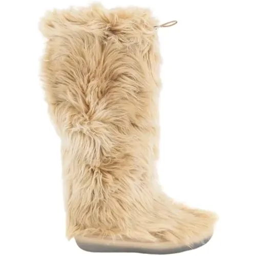 Pre-owned Fur boots , female, Sizes: 8 UK - Armani Pre-owned - Modalova