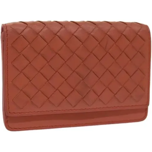 Pre-owned Leather wallets , female, Sizes: ONE SIZE - Bottega Veneta Vintage - Modalova