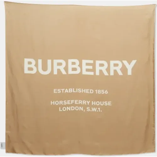 Pre-owned Silk scarves , female, Sizes: ONE SIZE - Burberry Vintage - Modalova