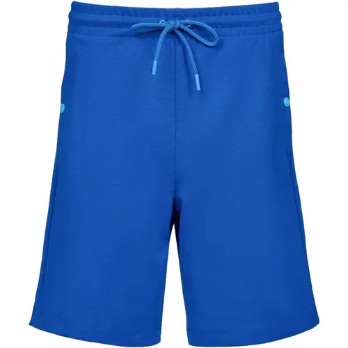 Bermuda Shorts mit Gummiaufnähern , Herren, Größe: 2XL - Bikkembergs - Modalova