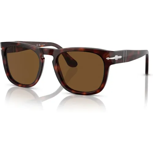 Classic Havana Sunglasses , unisex, Sizes: 51 MM - Persol - Modalova