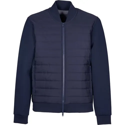 Blaue Nylon Bomberjacke Aw24 , Herren, Größe: XL - Fay - Modalova