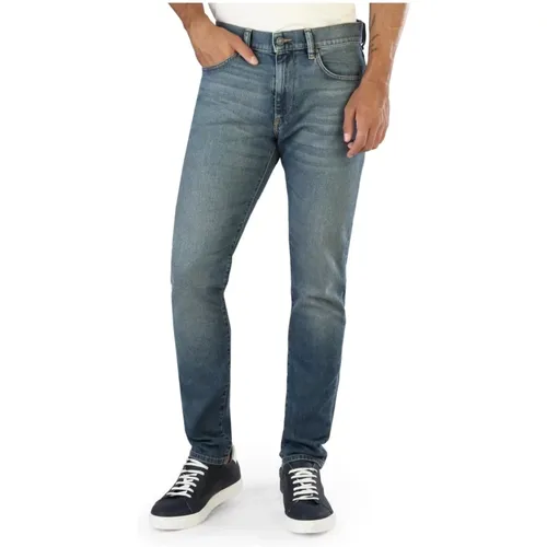 Herren Slim Fit Jeans in einfarbig - Diesel - Modalova