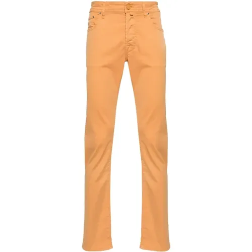 Bard blended cotton pants , male, Sizes: W32, W36, W35, W34, W31, W33 - Jacob Cohën - Modalova