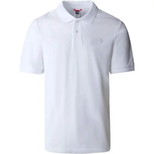 Herren Polo Shirt Weiß Baumwolle Frühling/Sommer 2024 , Herren, Größe: XL - The North Face - Modalova