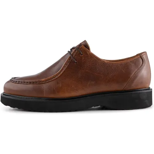 Modern Wallabee Style Leather Apron Shoe , male, Sizes: 12 UK, 8 UK, 9 UK - Shoe the Bear - Modalova