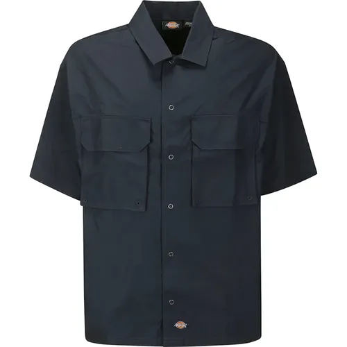 Dark Navy Shirt , male, Sizes: L, XS, S - Dickies - Modalova