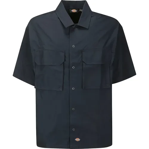 Dark Navy Shirt , male, Sizes: L, XS, S, M - Dickies - Modalova